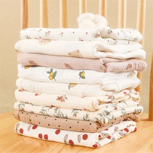 Одеяло для младенцев хлопковое детское Пеленальное Одеяло для новорожденных муслиновое Пеленальное Одеяло для девочек и мальчиков мягкое детское банное полотенце милое фото реквизит корзина