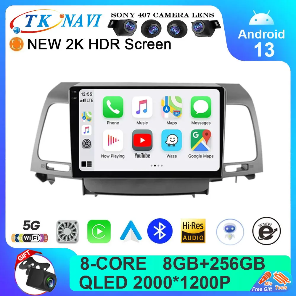 

Android 13 Car Radio For Kia Opirus 2007 - 2008 Auto Multimedia Video Player Carplay WIFI 4G Stereo Head Unit DSP No 2din DVD