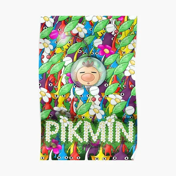 

Постер Pikmin Crowded Olimar, украшение, винтажная роспись, домашний декор, печать, картина, забавная современная картина, комната, искусство, стена без рамки