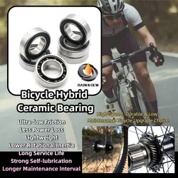 Hybrid Ceramic Bearing Bottom Brackets & Spares with Si3N4 Ball Bearings - 18287RS CB 18x28x7