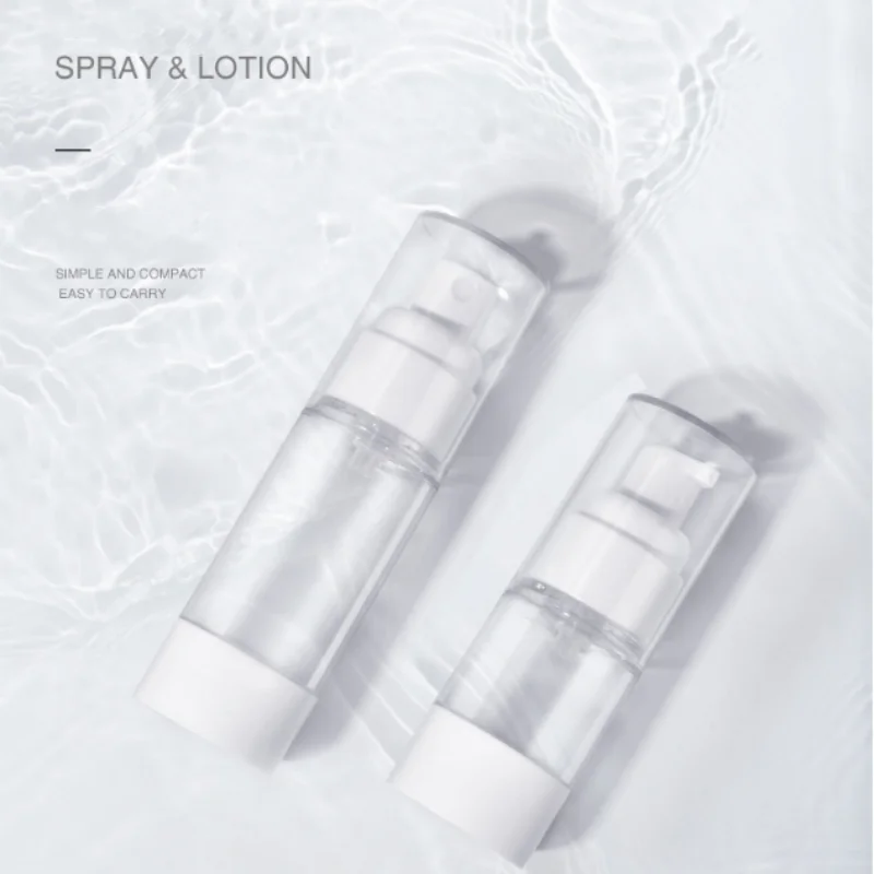 Portable Refillable Vacuum Lotion Spray Bottle for Cosmetics (15-100ml) - Ideal for Travel and Wholesale