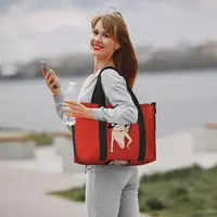 Feriales Cartoon Girl “B-Bettys” Reisetasche – XXL Kapazität – Stylische Tragetasche für Strand, Sport, Yoga & Shopping 1
