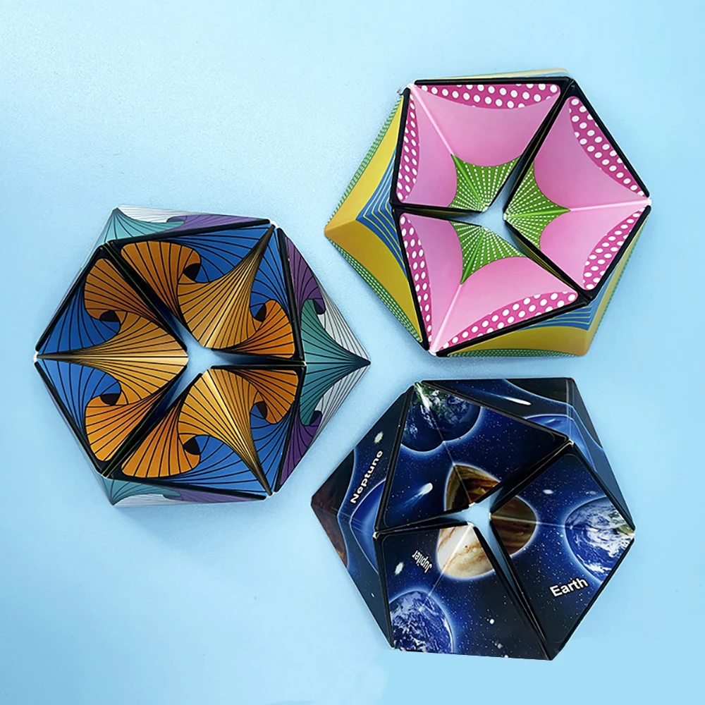 Infinite Flip Magic Cube Puzzle Stress Relief Cube Adult Relax Tool 3D Kaleidoscope Infinite Flip Child's Toys Fingertip Toy puzzle toys,puzzle cube,magic puzzle cube,mini fingertip toy
