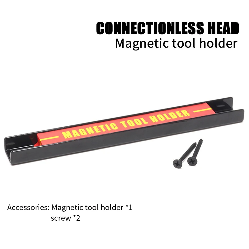 

Magnetic Tool Holder Strong Magnet Bar Strip Rack Wrench Organizer Wall Mounted Storage Tool Bar Strip Rack Space-Save