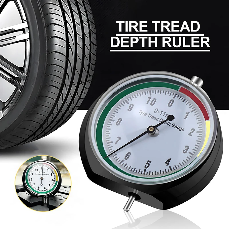 Tire Tread Depth Gauge Car Tire Tread Meter Measurer High Accuracy Tyre Measure Tool Brake Auto Accessories 3