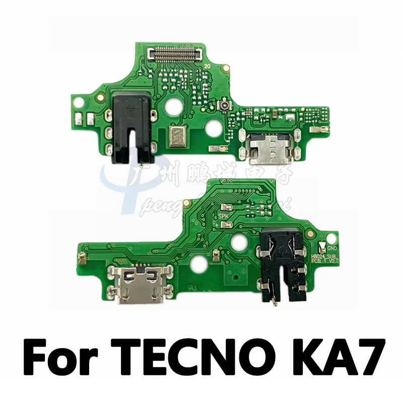

10 шт. для Tecno KA7 зарядная плата с гибким зарядным портом Запчасти для мобильного телефона гибкий кабель с микрофоном
