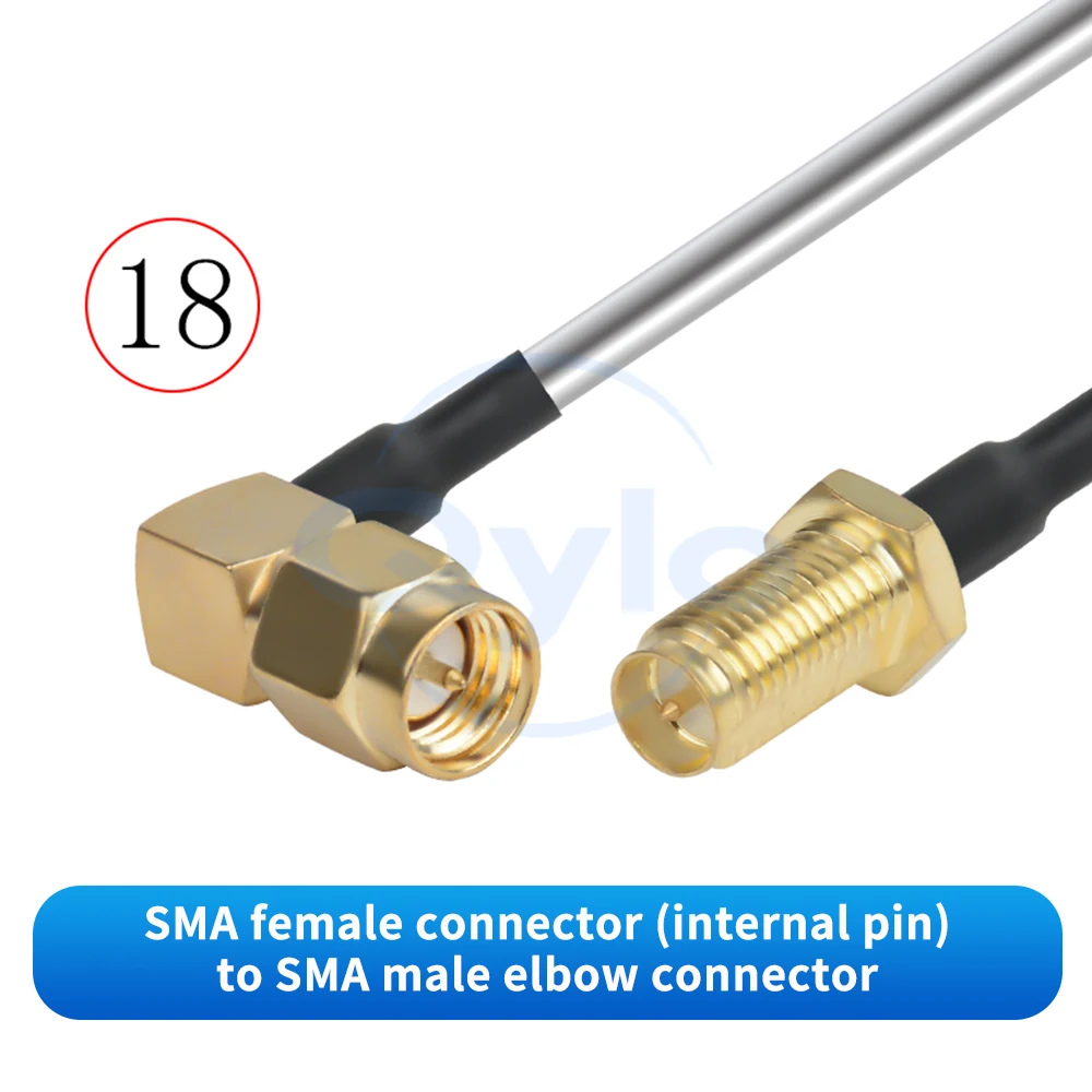SMA auf SMA Stecker/Buchse Hochfrequenz-Kabelverbindung SFT50-2 Halbstarres HF-Kabel 0-18G SMA auf SMA Kabel (1 Stück) – Detail 19