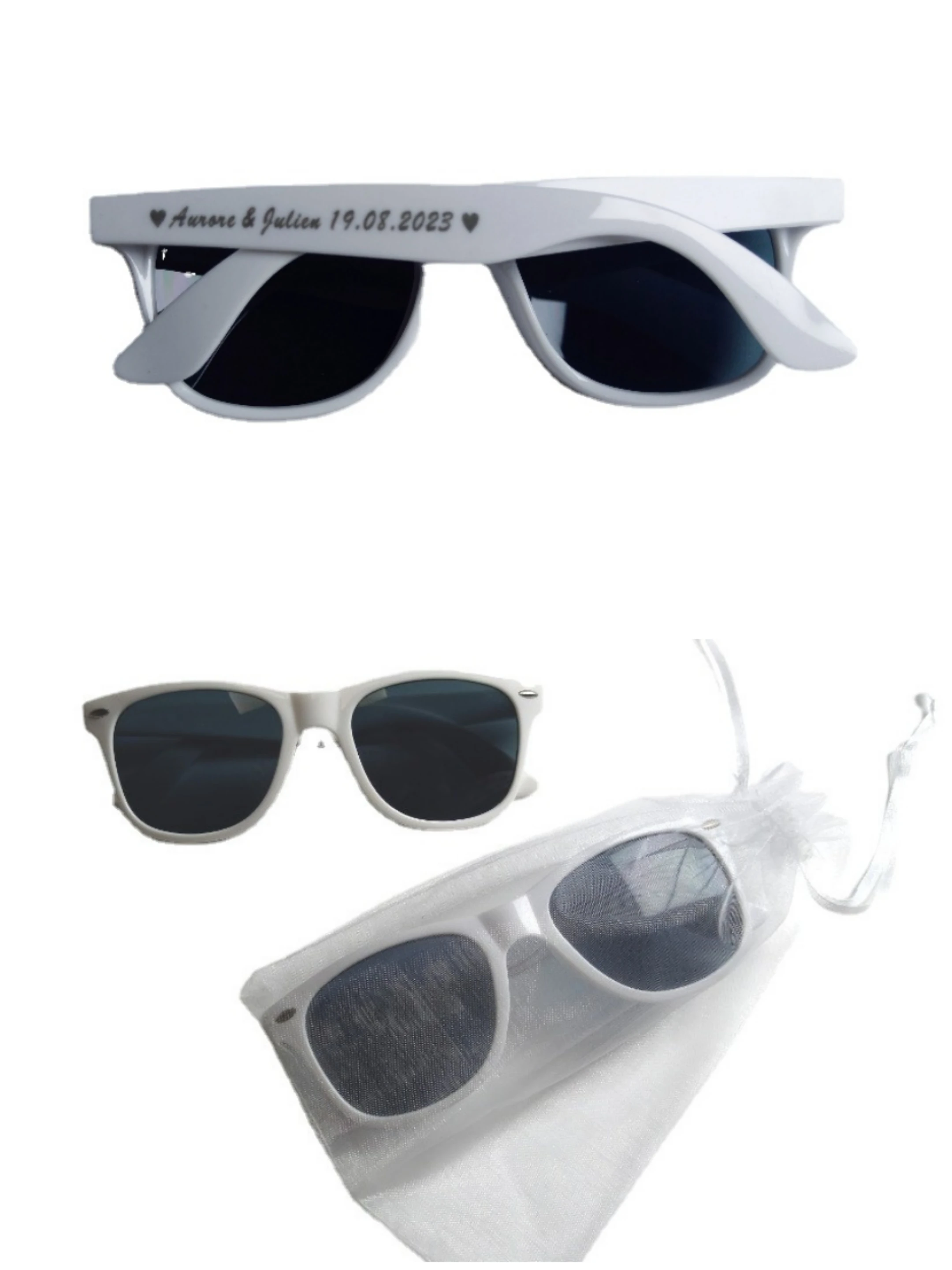 Free Custom Designed Sunglasses for Wedding Party, Large Party