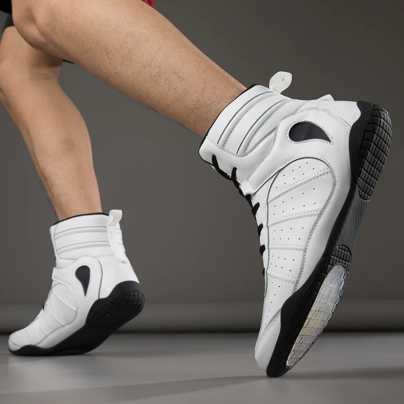 Men Wrestling Shoes Comfortable Training Gym Boxing Boots Unisex Sports Fighting Sneakers Professional Wrestling Boots