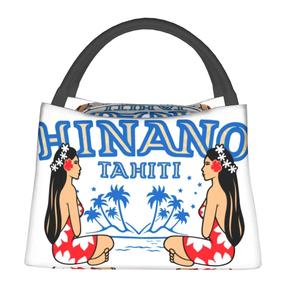Hinano Tahiti Lunch Bag Waterproof Insulated Oxford Cooler Women Pattern Thermal Food Picnic Tote for Woman