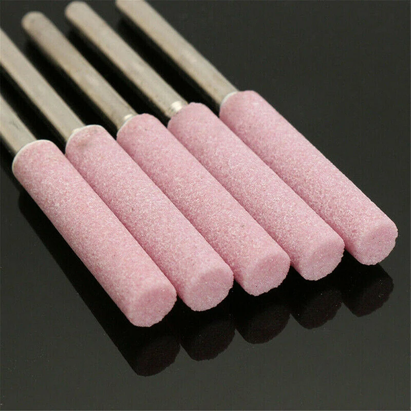 

5/10pcs 3Inch Burr Grinding Stone File Polishing Grinding Tool Grinding Bits for Chainsaw Sharpener Carving Rotary Tools