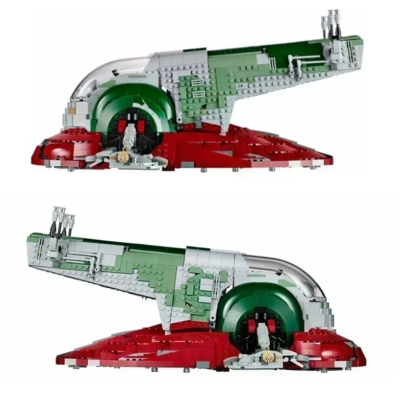 UCS Slave 1 빌딩 블록, Moc 디스플레이 벽돌, 19029 교육용 장난감, 생일 크리스마스 선물, 75060 호환, 20204 신제품