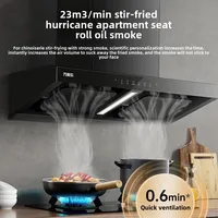 XL range hood European top suction household kitchen range hood and stove linkage 2