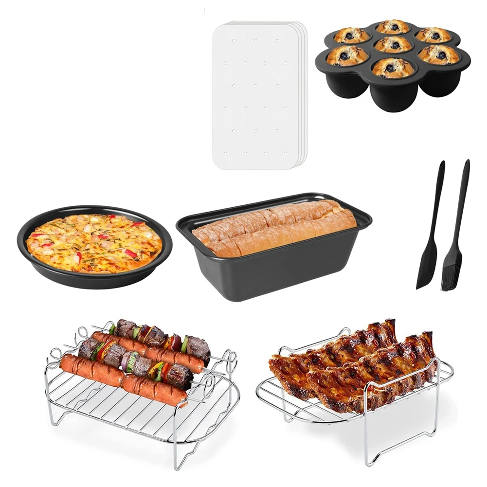 Accessories, for Ninja Dual AF300UK, AF400UK & Most 3.7Qt-4.2Qt and Larger Dual Zone Air Fryers