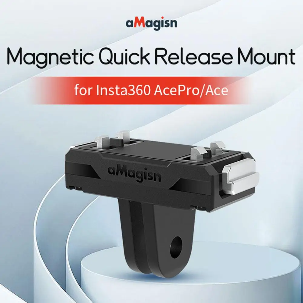Insta360 Ace/Ace Pro 마그네틱 퀵 릴리스 베이스 브래킷 Insta360 스포츠 카메라 액세서리용 마그네틱 어댑터 라이딩 홀더