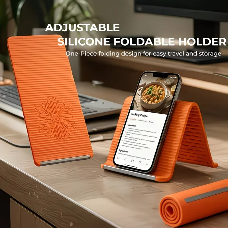 Multi-Use Foldable Stand with Flexible Support and Bending Functions