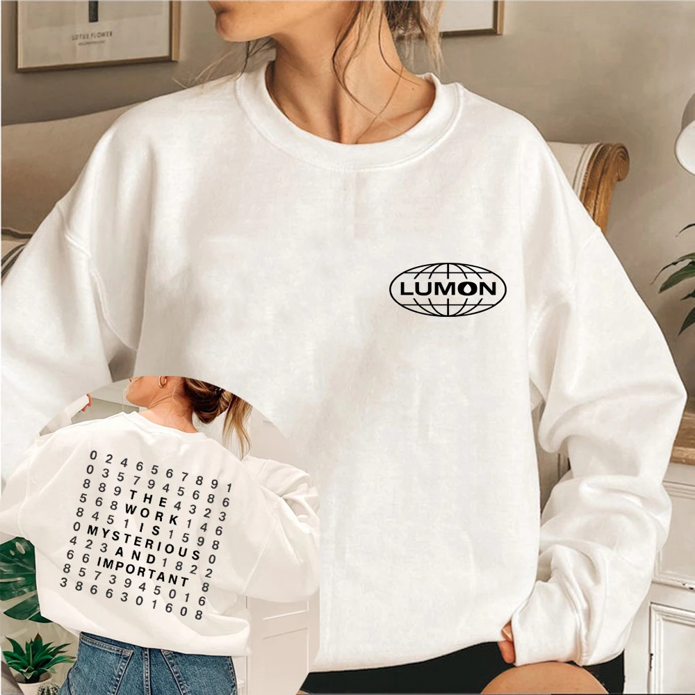 The Work Is Mysterious and Important Sweatshirt Lumon Industries Severance Shirt Unisex Graphic Hoodies TV Show Inspired Tops