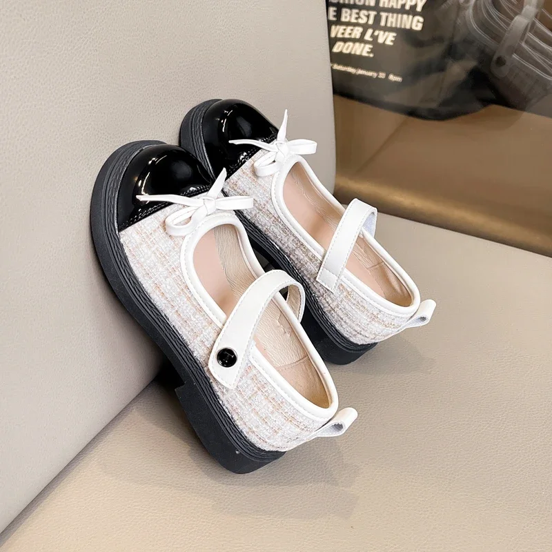 Kids Princess Mary Jane Shoes Non Slip Flats