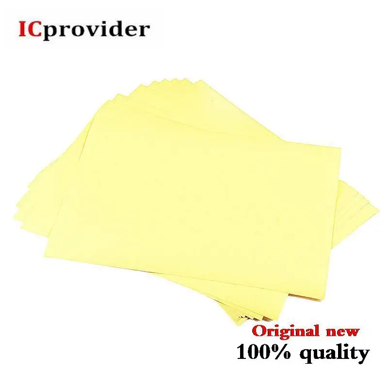 10pcs A4 Toner Heat Transfer Paper Yellow For DIY PCB Electronic Prototype Mark | Электронные компоненты и