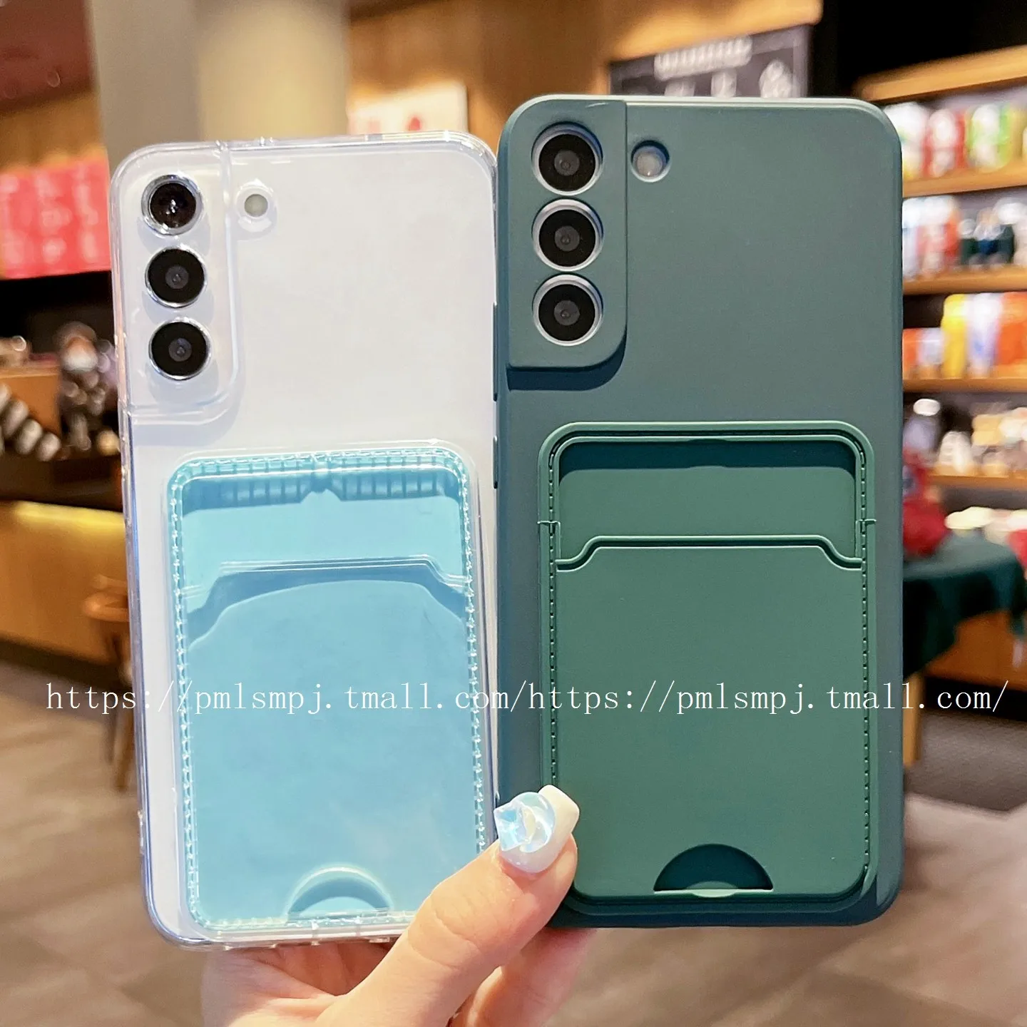 For Honor Silicone Matte Card Slot Wallet Holder with Camera Protection