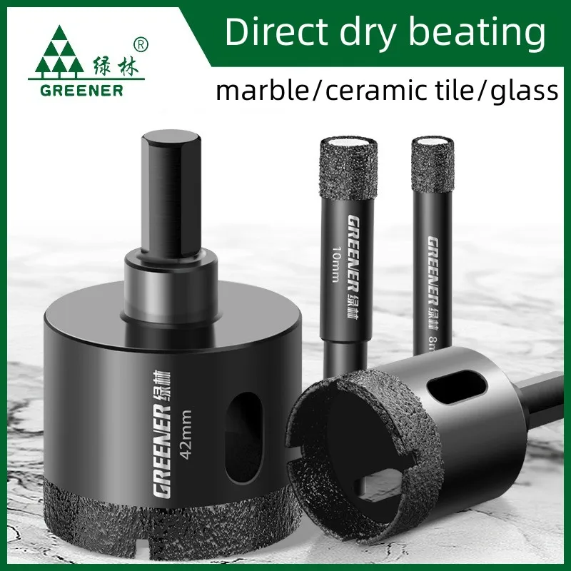 Greener Ceramic tile drilling bit, glass drilling tool, marble ceramic brazing dry drilling tool, all ceramic special drill bit