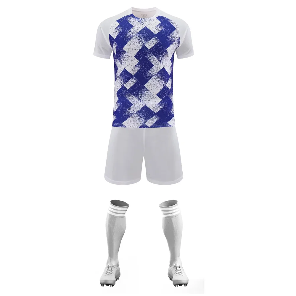 24/25 American children's clothing boy girl Fans shirt Training wear games Football Jersey sport Men Kids Kit Tops and shorts c