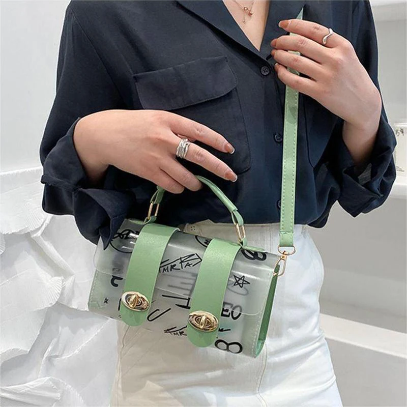 

Модная сумка-мессенджер, Повседневная летняя прозрачная Желейная сумка через плечо, женская сумка-Кроссбоди