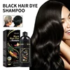 500ml Natural Herbal Hair Dye Shampoo 3 in 1 Change Hair Color Gray Hair to Dark Brown Black Deep Nourishing Fashion Hair Care 3