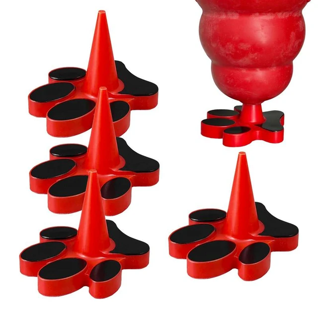 2Piece Dog Toy Holder Stopper Red Topple Dog Toy Compatible With Classic  Sizes X-S To XX-L, Only Plastic Paw Plug Included - AliExpress