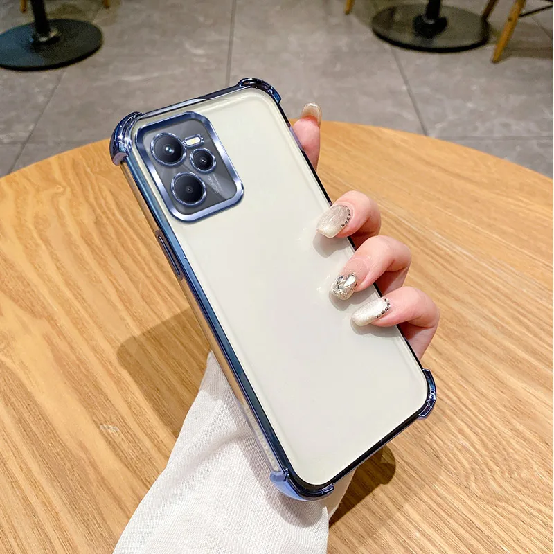 Clear Electroplate Shockproof Protective Cover
