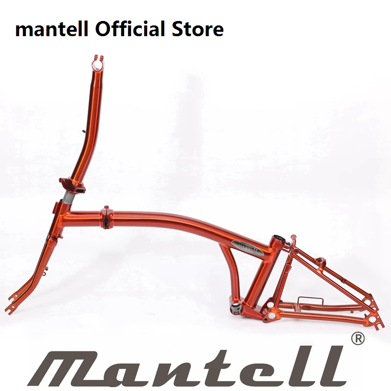 Aceoffix marco de acero cromado molibdeno a para bicicleta Brompton, Línea c, negra, de llama| | - AliExpress