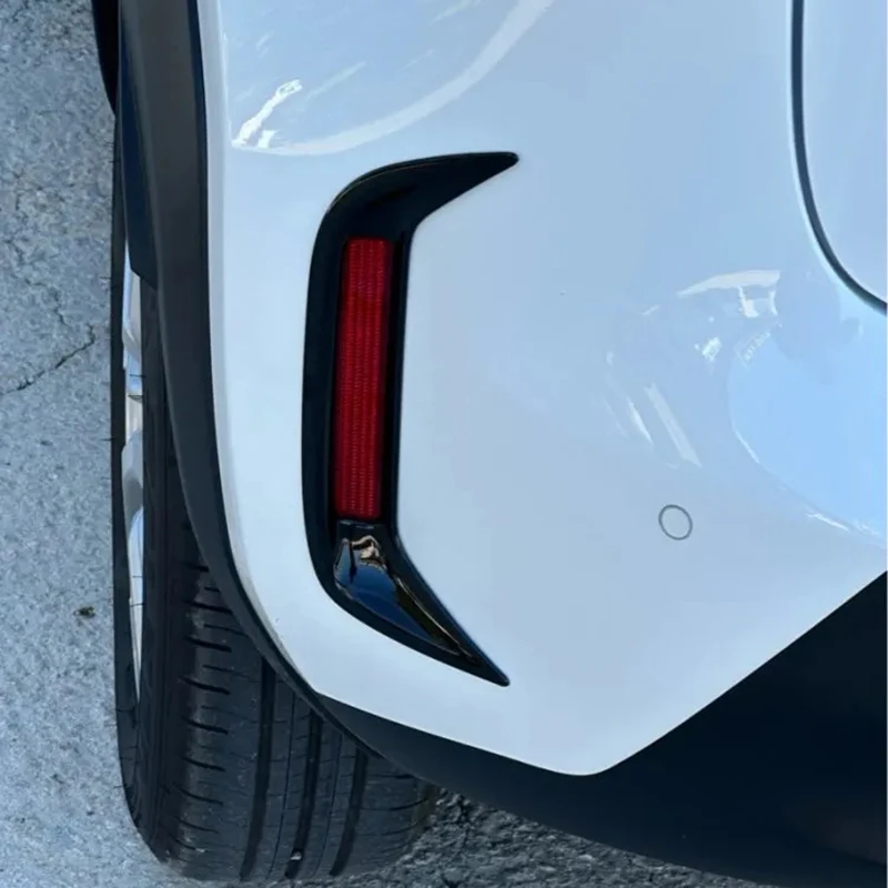 

For Toyota Yaris Cross 2020-2023 Black Rear Fog light Lamp Cover Trim Foglamp Frame Sticker Car Styling Exterior Accessories