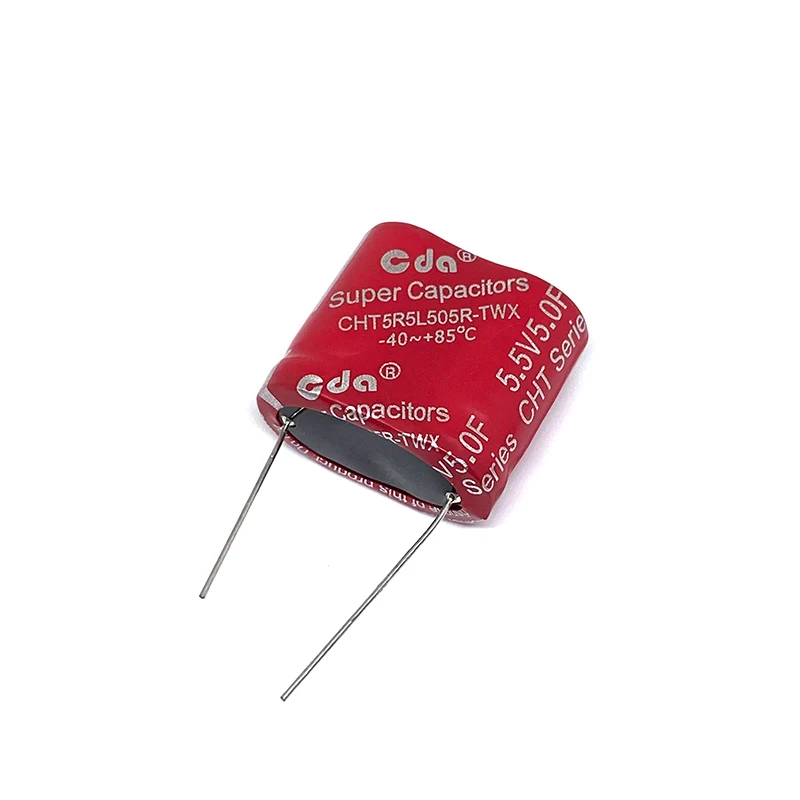 

CHT Super Capacitors CDA 5.5V 5F CHT-5R5L505R-TWX Farrah SuperCapacitors