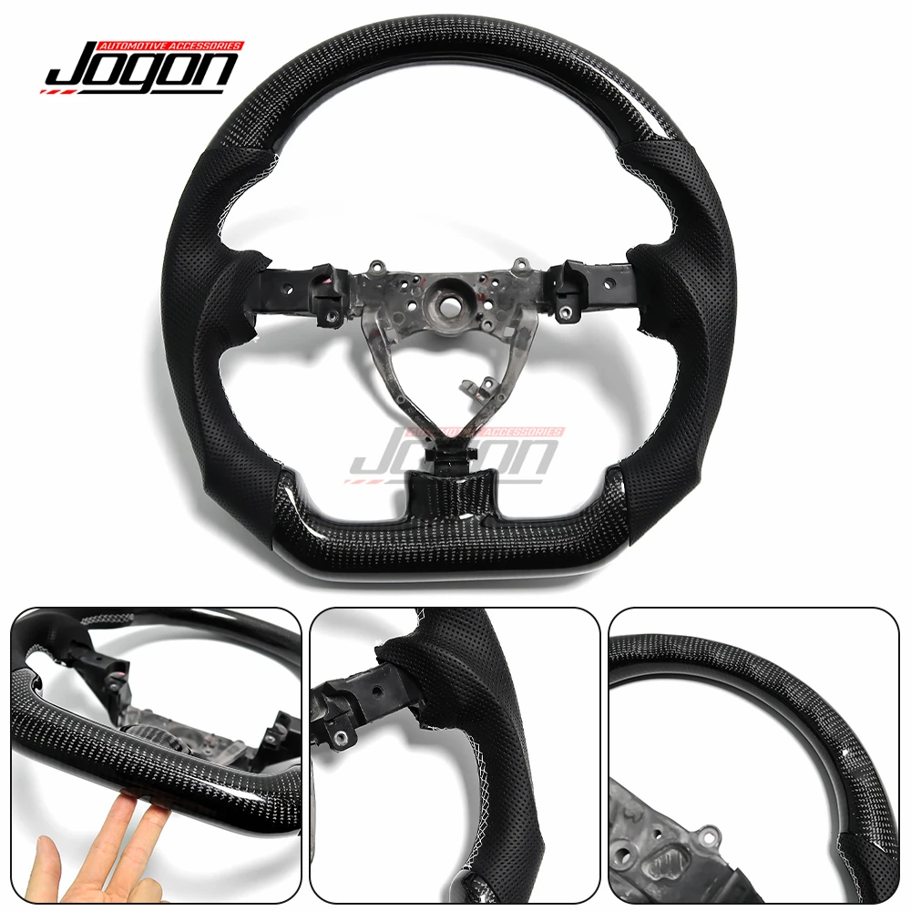 

Customized Carbon Fiber Leathe or Alanctra Car Steering Wheel Styling For Toyota Land Cruiser/FJ Cruiser XJ10 2007-2022 Replace
