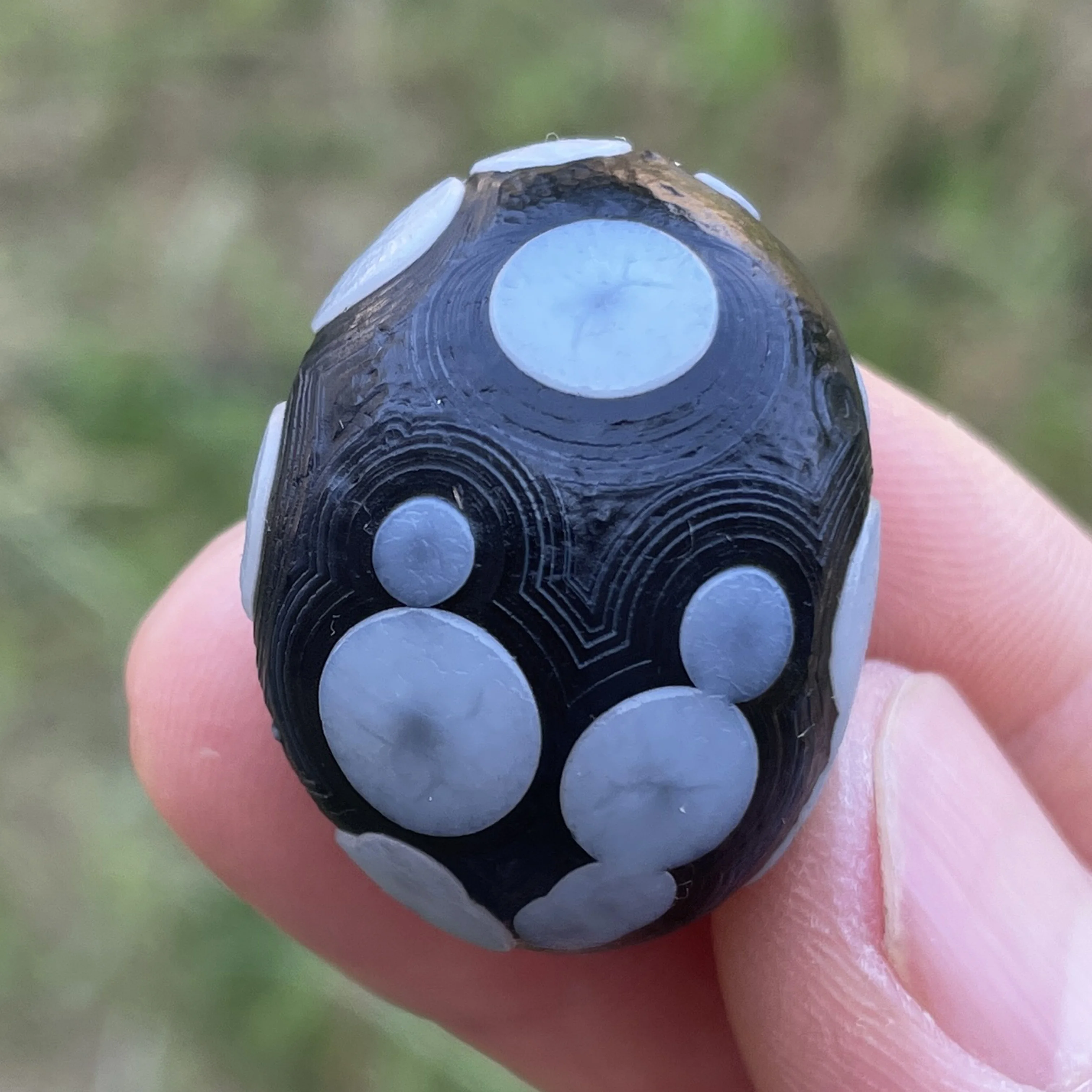 Natural Sardonyx Black Agate Alxa Gobi Eye Rock Mineral Specimen Energy Crystal Chakra Reiki Healing Stone Garden Decor DD1-8 - Image 5