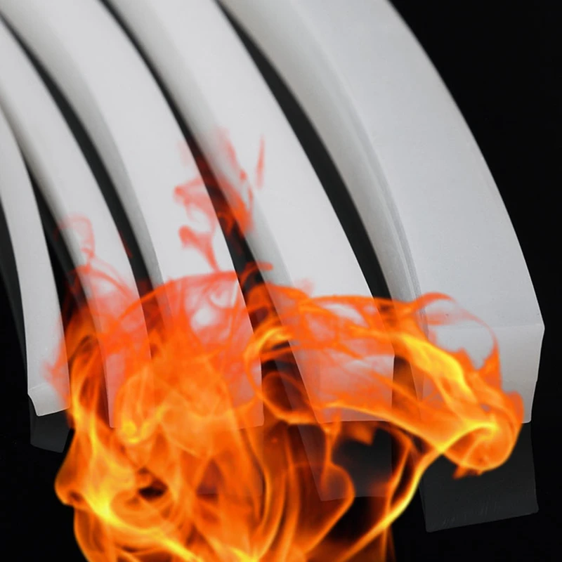 Tira de Vedação de Borracha de Silicone Sólido Quadrado Resistência Térmica mm 2.5 mm mm mm mm mm mm 10 mm 11 mm 12 mm 13 mm 14 mm 15 mm 23 mm