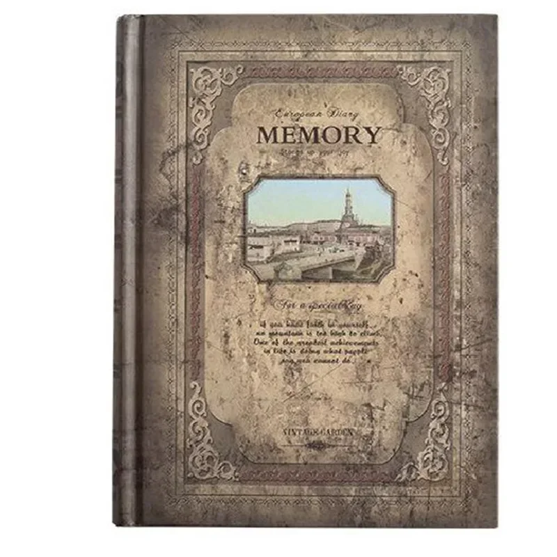 

Европейский Дневник для студентов простой качественный стиль подарок на день рождения блокнот в ретро-стиле хороший литературный изысканный