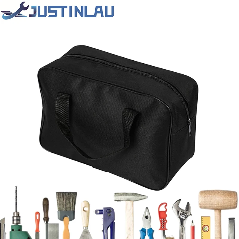 Saco de ferramentas ferramenta elétrica bolsa bomba ar do carro viagem oxford pano mala 1pc eletricista ferragem portátil espessamento saco reparo