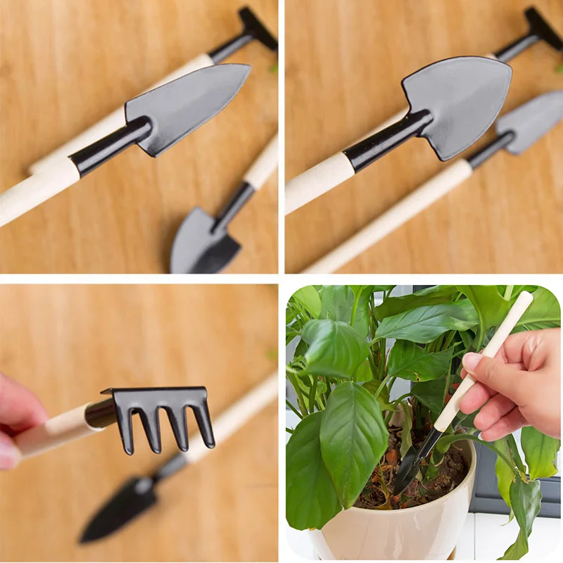 Garden Tool Kit Mini Portable Shovel Rake Spade Potted Plant Garden Soil Raising Flowers Plating Garden Seed Disseminators images - 6