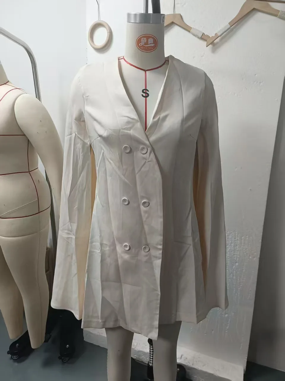 Women Spring Autumn Solid Color Business Blazer Coat