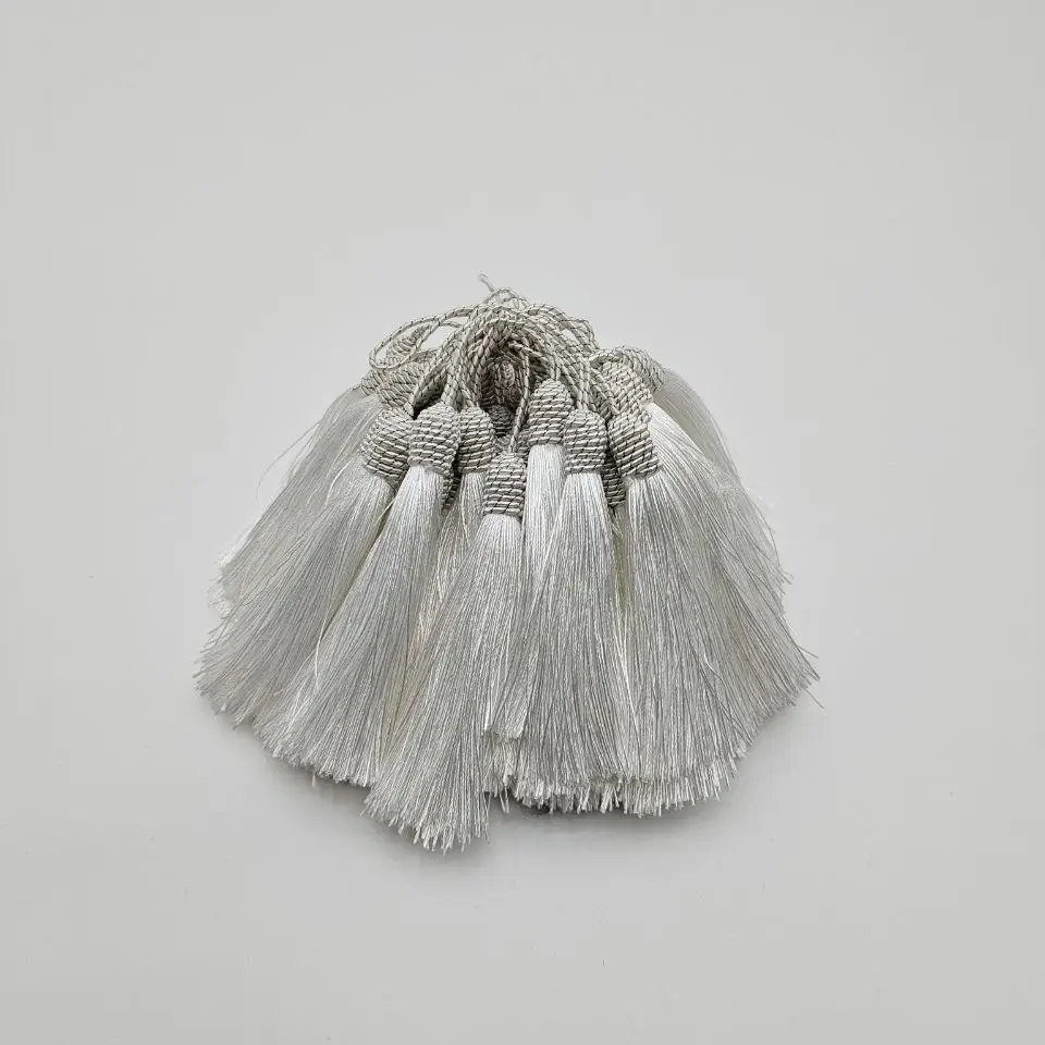 Tassel Fringe Tassel Trim Mini Tassels Bookmark Tassels Silky Floss Tassels Leather Tassels Fluorescent Tassels Tassel Accessories Tassel Decoration 2-50pcs/lot 15cm Hanging Rope Silk Tassels Fringe Sewing Bang Tassel Trim Key Tassels for DIY Embellish Curtain Accessories