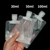 30/50/100ml Refillable Packaging Bags Travel Essentials Lotion Cosmetics Shampoo Shower Gel Portable Bags Makeup Fluid Bottles 3