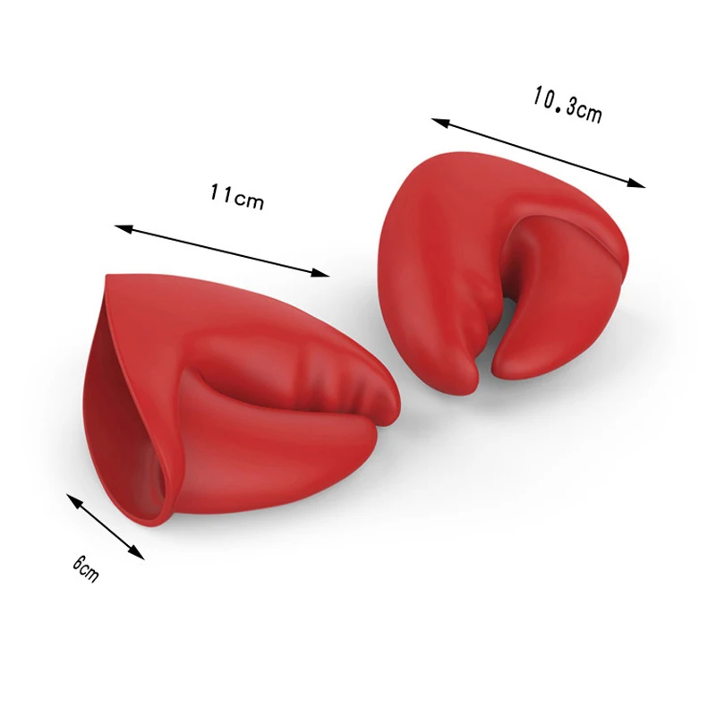 Creative Silicone Insulating Gloves Lobster Tongs Thick Kitchen Insulation Clip Bowl Oven Anti-scald Easy to Clean Kitchen Tools silicone oven mitts,kitchen gloves,silicone oven gloves