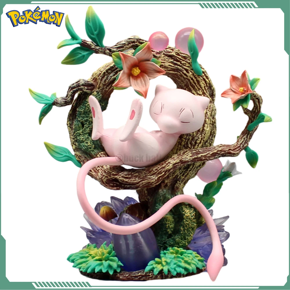 Pokemon Sleep Mew 15cm Anime Figure Gk Action Figurine Pvc Statue Model Doll room Collection decorazione giocattoli per regali per bambini