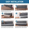 Waterproof Sofa Bed Cover For Living Room Folding Armless Sofa Couch Cover Stretch Thick Couch Covers Armchair Cover Protector 6