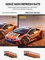 UPERFECT USteam E6 Pro 18.5" Portable Monitor Touch Screen 120Hz Smart Gaming Display For Laptop Phone Xbox PS4 PS5 Switch Mac - Image 3