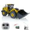 XDRC WA470 1/14 RC Hydraulic Metal Loader Model 980L ESC Motor Servo Lights Sound Yellow Painted Refitted Truck Toys TH18403 1