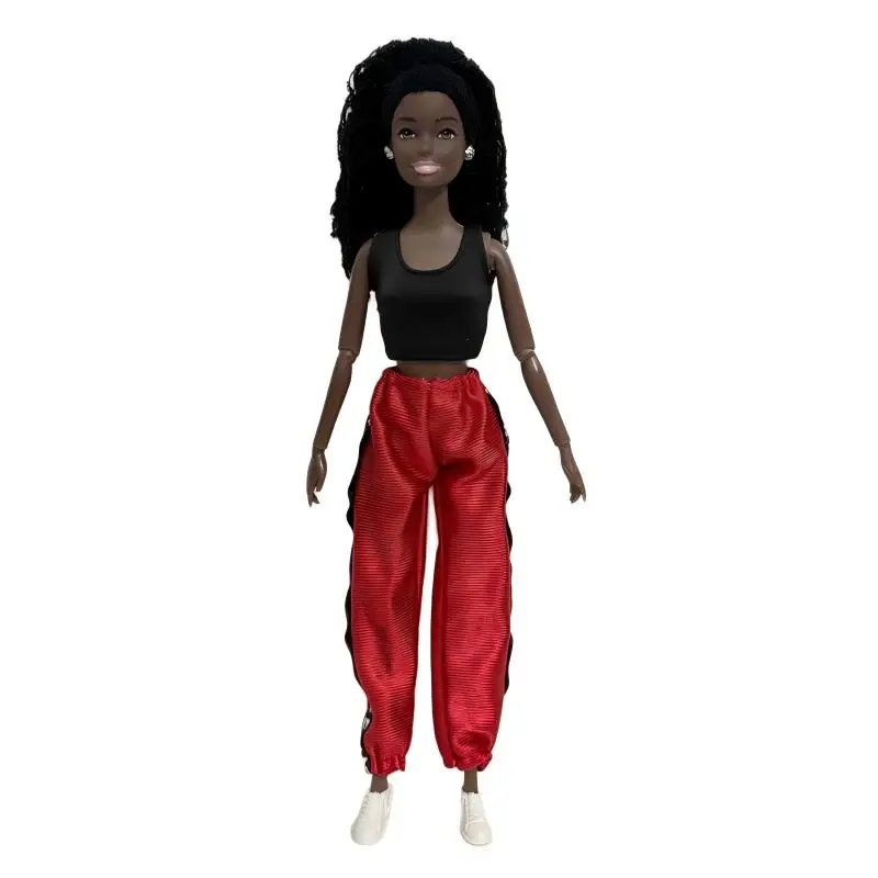 Boneca Feminina Esportiva de 11,5 Polegadas, Figura de Mulher Negra Africana, Envio Rápido, Melhores Presentes de Aniversário, Brinquedos DIY