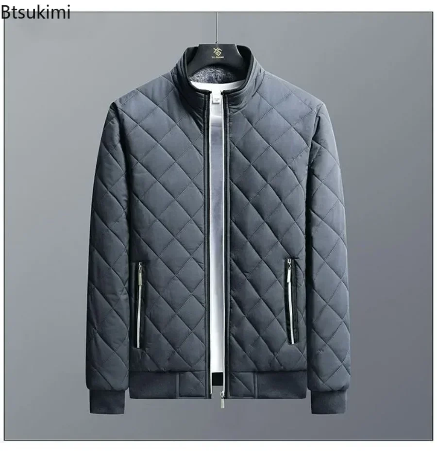Men Bomber Jacket Parkas Coat Parka Coat Men's Thick Warm Bomber Jacket Coats Autumn Winter Fleece Lined Casual Jacket for Men Slim Fit Winter Clothing 5XL