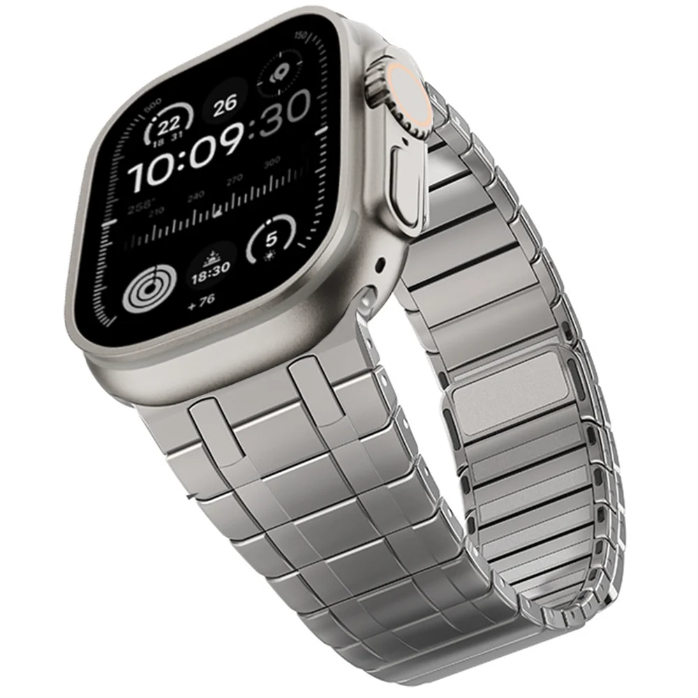 Luxury Stainless Steel Magnetic Watch Band Bracelet